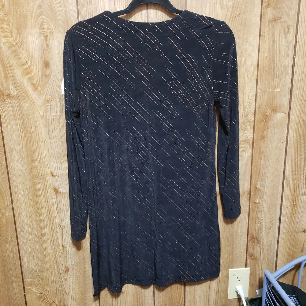 Sparkly Knit 3 Button Duster Jacket Size M Rabbit Rabbit Rabbit Designs - Picture 2 of 5